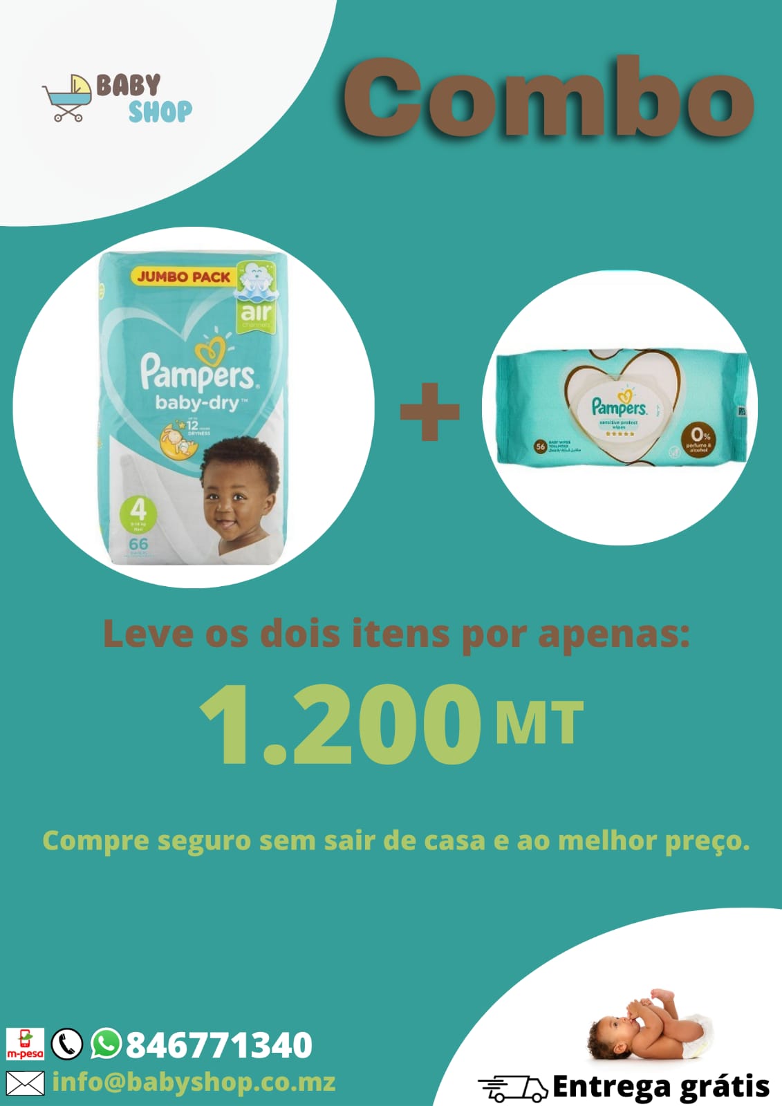 Fraldas Pampers